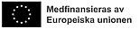Svart-vit eu-logga om medfinansiering